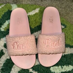 Pink Victoria's Secret Slide Sandals